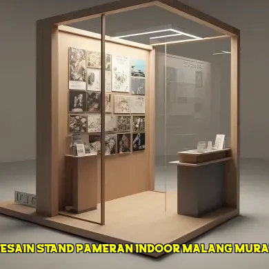 desain stand pameran indoor malang murah